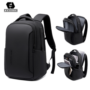 Sac à dos de luxe en nylon Oxford pour homme, idéal pour les affaires et les voyages, compatible ordinateur portable 15,6 pouces, étanche, 20-35L, pour étudiants - Product Image 1