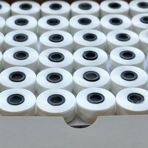 Polyester chủ đề 75D/2 Polyester bobbin chủ đề nhà máy L kích thước Polyester trước vết thương 75D/2 thêu bobbin chủ đề - Product Image 5