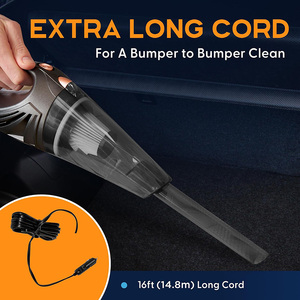 Aspirateur portable pour voiture, aspirateur avec lumière LED d'urgence, aspirateur de voiture automatique, filtre HEPA inclus, C10 - Product Image 1