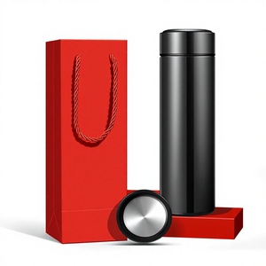 Promotional Wholesale business Gift Box Set 304 Stainless Steel double wall Thermos Display Corporate water Bottle Flask Cup
