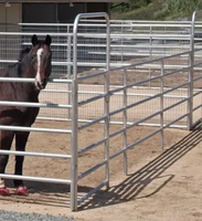 Paneles de Cerca Metálica Galvanizada de Alta Calidad YC para Caballos, Fácil Instalación, Cerca de Rieles para Ganado, Económica Cerca para Corrales