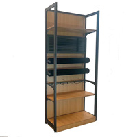 Étagère murale en bois pour magasin d'alcool, présentoir de supermarché, vente directe d'usine, 2022