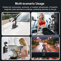 Support magnétique portable Mechrig Pocket 3 Came-TV en alliage d'aluminium léger avec griffe porte-accessoire pour caméra d'action
