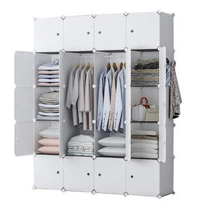 <span class=keywords><strong>Armario</strong></span> de Almacenamiento de Ropa para Niños, Moderno, de <span class=keywords><strong>Resina</strong></span> PP, Plástico Impermeable, Plegable, de Gran Capacidad - Product Image 3