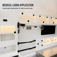 Éclairage LED médical 12V 24V pour cabine, éclairage linéaire LED sous-armoire, bande lumineuse LED pour véhicule, éclairage linéaire, éclairage intérieur d'ambulance