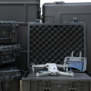 Étui de protection en alliage d'aluminium PP, étanche, résistant aux chocs, pour le rangement et le transport d'équipements, pour caméra et drone - Product Image 4