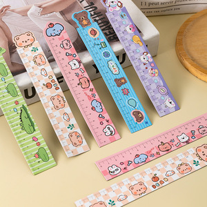Cute Cartoon Magnetic Ruler <b>Bookmark</b> 15Cm For Students School Supplies - Product Image 1