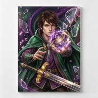 Affiche animée 3D lenticulaire en PET 30x40cm personnalisée avec effet de bascule pour anime, vente en gros