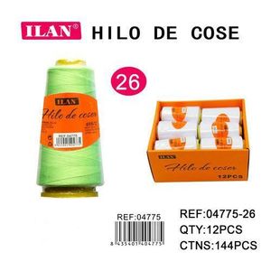 Ilan Sewing Thread 2750 M Green Color For Sewing <b>Machines</b> And <b>Hand</b> <b>Stitching</b> - Product Image 3