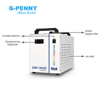 Refroidisseur de CW-3000 S & A personnalisé Refroidisseur 110v 220v équipement de refroidissement par eau Refroidisseur de machine industrielle