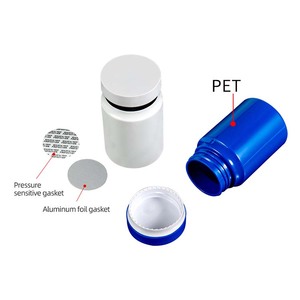 แคปซูลวิตามินที่ว่างเปล่าสำหรับสัตว์เลี้ยงทำจากพลาสติกเกรดอาหารเป็นมิตรกับสิ่งแวดล้อม150มล. ขวดบรรจุยาพร้อมฝาเกลียว - Product Image 2