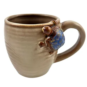 Tazza personalizzata in gres di alta qualità per pillole tazze da caffè in ceramica caffè graziosa tazza in argilla polimerica ceramica 3D con prezzo popolare