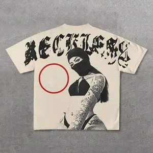 Acid Washed Men's T-shirts Wholesale Clothing Plain Heavyweight Cotton Tshirt Custom Logo Oversized Graphic Vintage T Shirt