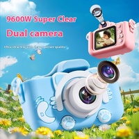 Cámara Digital Mini SLR HD a Prueba de Agua para Niños Cross Border X2, Estilo Adorable para Fotografiar Dibujos Animados, 1080p CMOS, Regalo de Cumpleaños Perfecto
