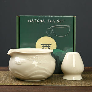 Tazón Matcha <span class=keywords><strong>de</strong></span> cerámica, juego japonés para <span class=keywords><strong>hacer</strong></span> Matcha, batidor <span class=keywords><strong>de</strong></span> té, cepillo Matcha <span class=keywords><strong>de</strong></span> bambú, caja <span class=keywords><strong>de</strong></span> regalo para Ceremonia <span class=keywords><strong>de</strong></span> té <span class=keywords><strong>de</strong></span> la dinastía Song Hyakumatsu - Product Image 6