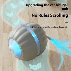 ของเล่นสัตว์เลี้ยงอัจฉริยะรุ่นใหม่ ปี 2025 ลูกบอลไฟฟ้า กลิ้งและสั่นอัตโนมัติ ของเล่นแบบอินเทอร์แอคทีฟพร้อมเชือก สำหรับสุนัขและแมว เล่นได้ทั้งในบ้านและนอกบ้าน - Product Image 4
