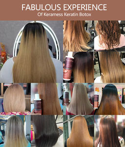 Tratamiento de Keratina KeraMess Sin Formol <span class=keywords><strong>Botox</strong></span> Brasileño Alisador para Cabello Encrespado Fuerza Profesional y Solución Antifrizz - Product Image 5