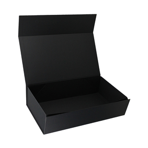 Custom Logo Wholesale Luxury Folding Black Magnet Clothing <b>Paper</b> Gift <b>Box</b> Packaging With Ribbon Magnetic Gift <b>Box</b> - Product Image 3