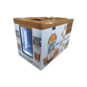 Oumeite SD06 đá cẩm thạch đôi chai rượu vang mát Băng miễn phí tùy chỉnh tủ lạnh với xô chủ sở hữu dẫn ánh sáng - Product Image 1