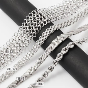 Handmade Fashionable Mesh <b>Chain</b> French <b>Rope</b> Silk 925 Necklace Sterling <b>Silver</b> <b>Chain</b> Women's - Product Image 1