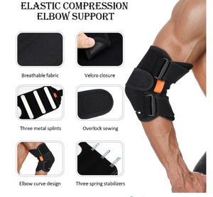 Braço Straightener Fit mulheres Cotovelo Imobilizador Brace Compressão Alívio Cinto Cubital Tunnel Syndrome Olecranon Bursite apoio - Product Image 2