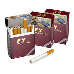 20 Years of Strength Factory Custom Cigarette Rolling Paper Tobacco Box Paper Cigarettes Box