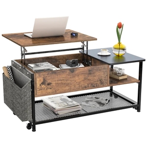 Bán Hot Movable Low Chiều Cao Bàn Cà Phê Vuông Phòng Khách Nội Thất Của Lift TOP Bàn Cà Phê Cung Cấp - Product Image 1