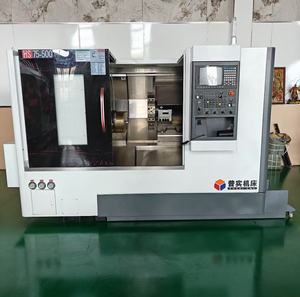 Chine précision 2 axes HS75-500Fully automatique Siemens tour horizontal prix métal tournant tour CNC - Product Image 1