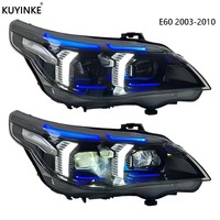 Pièces automobiles KUYINKE pour BMW Série 5 E60 2003-2010, phare avant de style yeux de serpent, design LED