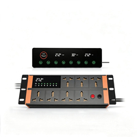 Multiprise intelligente ZOOBAM avec contrôle Bluetooth/WiFi, rectangulaire, pour un usage quotidien, adaptée à la maison, au bureau, à l'aquarium et au jardin
