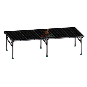 Abri solaire pour voiture à structure tubulaire carrée, installation simple et structure stable - Product Image 3