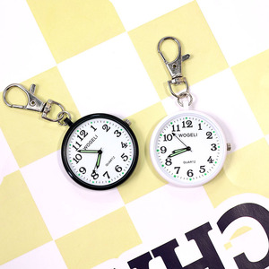 Nouvelle montre de poche avec porte-clés lueur dans la montre à Quartz sombre avec batterie étudiant médecin médical Vintage montre enfant cadeau - Product Image 5