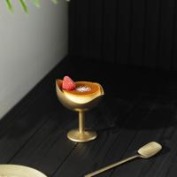 Gobelet à mousse de forme irrégulière, gobelet à dessert fantaisie, gobelet à crème de haute qualité, récipient de qualité supérieure pour la présentation de gâteaux, qualité commerciale