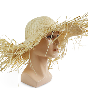 ST14 Outdoor Reise Sommer Urlaub Visor Runder Großer Rand Damen Herren Faltbarer Strand Raffia Strohhut - Product Image 6
