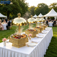 Matériel de restauration : Réchauds de buffet, équipement de cuisine et de planification culinaire, sélection d'équipements haut de gamme pour la préparation des événements hôteliers et la restauration.