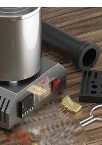 Horno Eléctrico de Grafito Resistente a Altas Temperaturas, Mini Horno Pequeño para Fundir Estaño, Plata, Cobre, Aluminio y Oro, Horno para Fundir Metales - Product Image 3