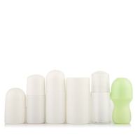 Bouteille vide de 30ml 50ml 73ml 100ml Bouteille vide en plastique roulante pour parfum de voyage huile essentielle Conteneur de gel Bouteille cosmétique à bille