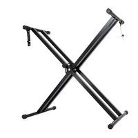Supporto per Tastiera Pieghevole di Alta Qualità Tipo X, Pratico Supporto per Strumenti a Tastiera e Pianoforte Digitale