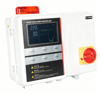 Contrôleur de pompe à eau duplex H822 avec commande entièrement automatique, personnalisation OEM, matériau ABS, interrupteur d'isolement de sécurité