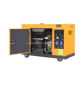 6.5kw 7.5kw 5.2KVA 6KVAサイレント空冷ディーゼル発電機セット - Product Image 5