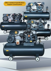 Ý loại ngành công nghiệp Máy nén khí 310 lít vành đai điều khiển xe <span class=keywords><strong>2</strong></span> xi lanh điện Piston Máy nén khí - Product Image 5