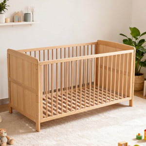 Mobili per Camera da <span class=keywords><strong>Letto</strong></span>, Lettino <span class=keywords><strong>Montessori</strong></span> per Bambini, Culla in Legno per Bambini 0-3 Anni - Product Image 4