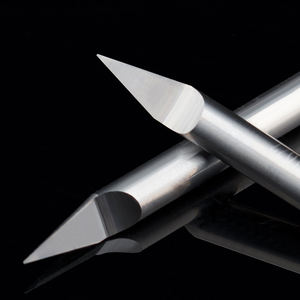 High Precision 3.175mm Tungsten Steel <strong>Engraving</strong> Bit Flat Bottom Pointed Tip OEM Customizable Al-Mg-Ag Coating Lettering <strong>Tool</strong> - Product Image 5