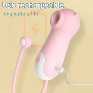 Alat masturbasi wanita, mainan seks klitoris vakum Stimulator puting Vagina 18 + dewasa, alat masturbasi wanita Vibrator hisap - Product Image 4