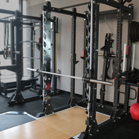 Support de Squat Robuste ZY avec Barre de Musculation Réglable et Barre de Traction – Équipement d'Entraînement de Force pour Salle de Sport Commerciale (OEM)