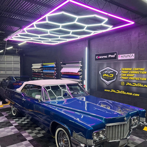 Luz LED de panal colgante RGB de SUEZ, luces de taller con detalles de coche para el hogar, luz led hexagonal - Product Image 1