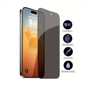 กระจกนิรภัยกันรอยแบบป้องกันการมองเห็น 9H คุณภาพสูง สำหรับ <span class=keywords><strong>iPhone</strong></span> 17 16 15 14 Pro Max Plus - Product Image 6