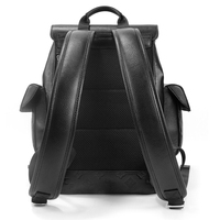 Sac à dos en cuir vegan de luxe pour homme, sac de tous les jours tendance, sac à dos de créateur, sac à dos imperméable pour ordinateur portable