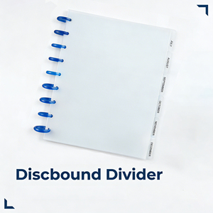 Custom Logo Removable <strong>Divider</strong> Index <strong>Notebook</strong> Tear-resistant Planner Binder <strong>Dividers</strong> for <strong>A5</strong> Binder with Labels - Product Image 3