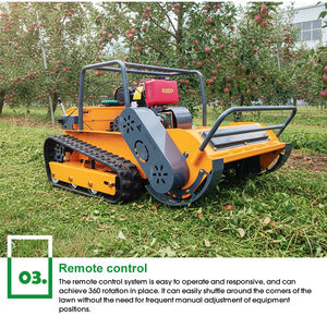 Tondeuse à gazon industrielle chinoise de haute qualité à commande à distance, zéro-turn, sur chenilles, pour pentes, coupe-herbe automatique - Product Image 4